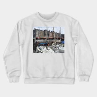 Honfleur France harbor Crewneck Sweatshirt